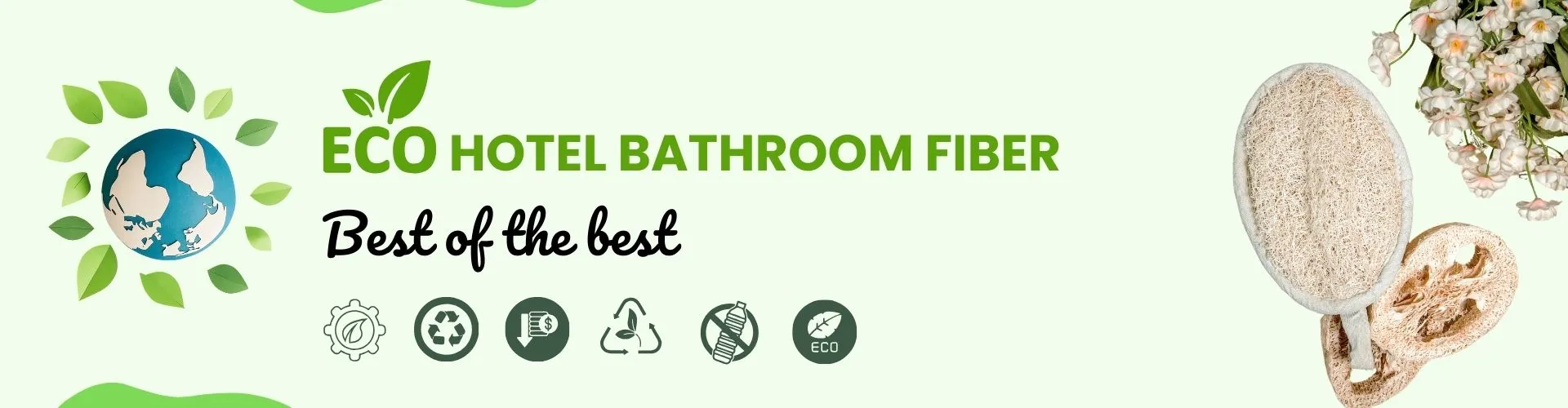 100% ecofriendly Sisal Bath Loofah